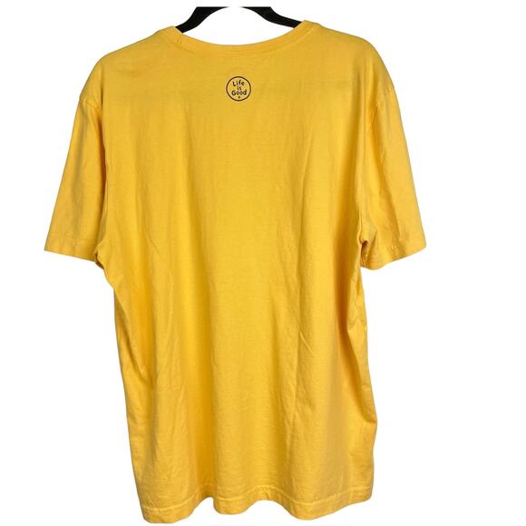 LIFE IS GOOD Sea Turtle Graphic Crusher Tee  L  Coastal Casual Beach Vacation - Picture 2 of 7